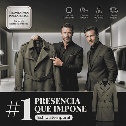 🧥Chaqueta Gabardina Cruzada🧥