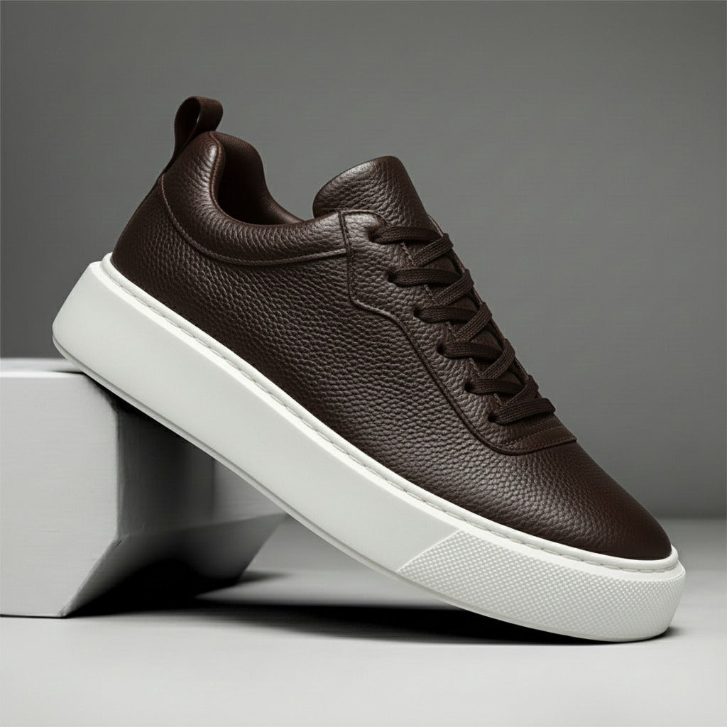 Valenti™ - Zapatos Deportivos De Cuero Con Suela Ligera Y Cómoda.
