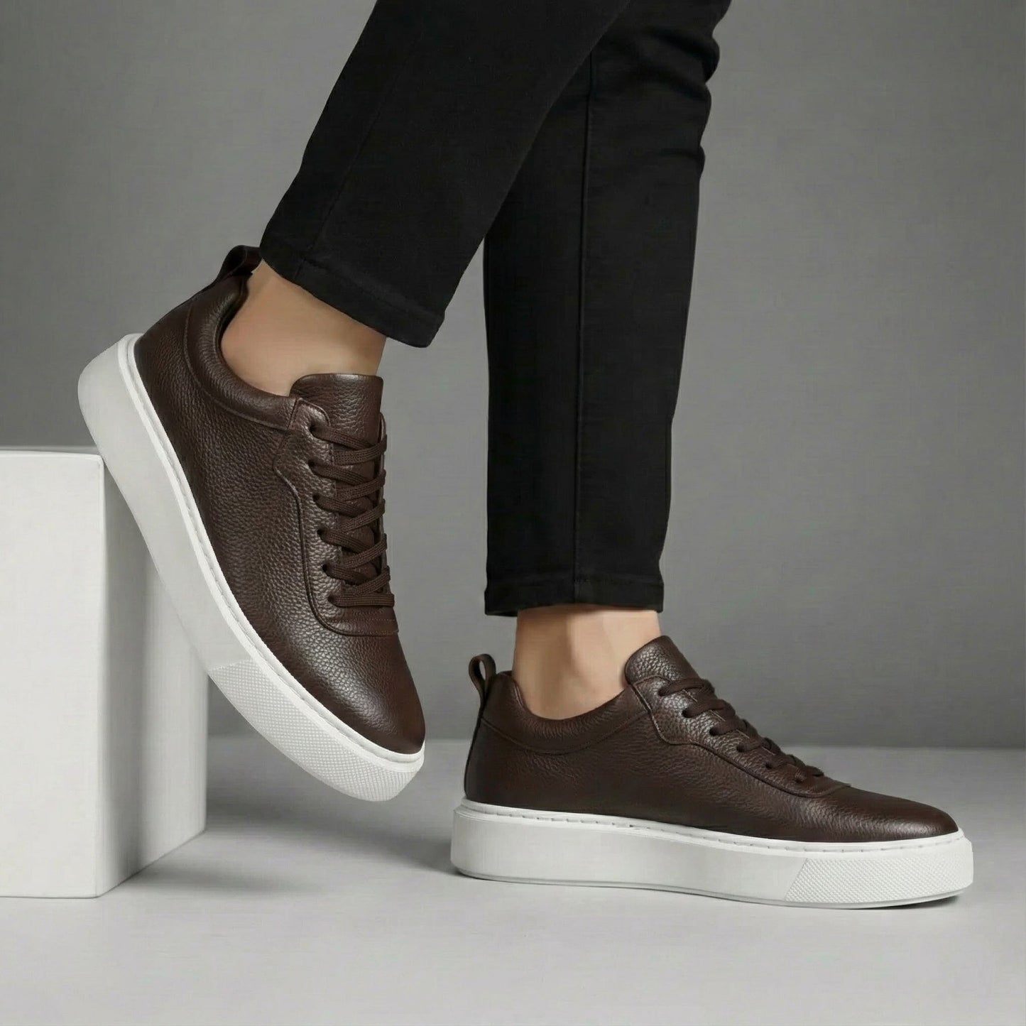 Valenti™ - Zapatos Deportivos De Cuero Con Suela Ligera Y Cómoda.