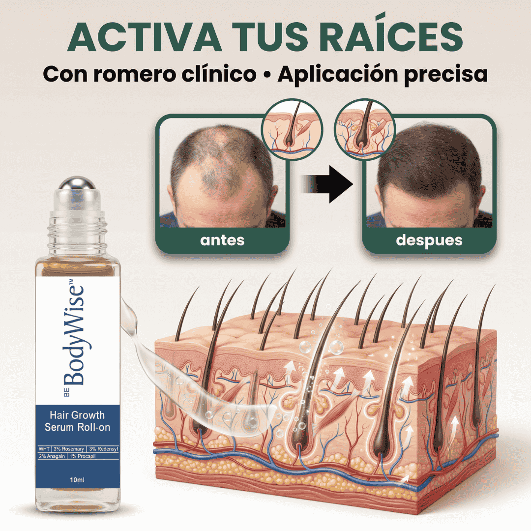 BODYWISE ROLL®  tratamiento💊 regeneracion capilar💆‍♂️
