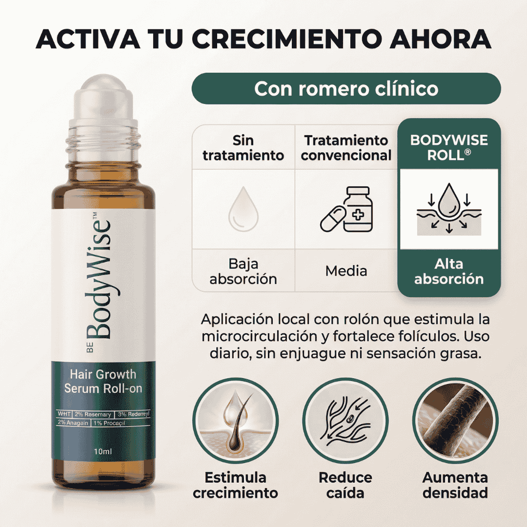 BODYWISE ROLL®  tratamiento💊 regeneracion capilar💆‍♂️