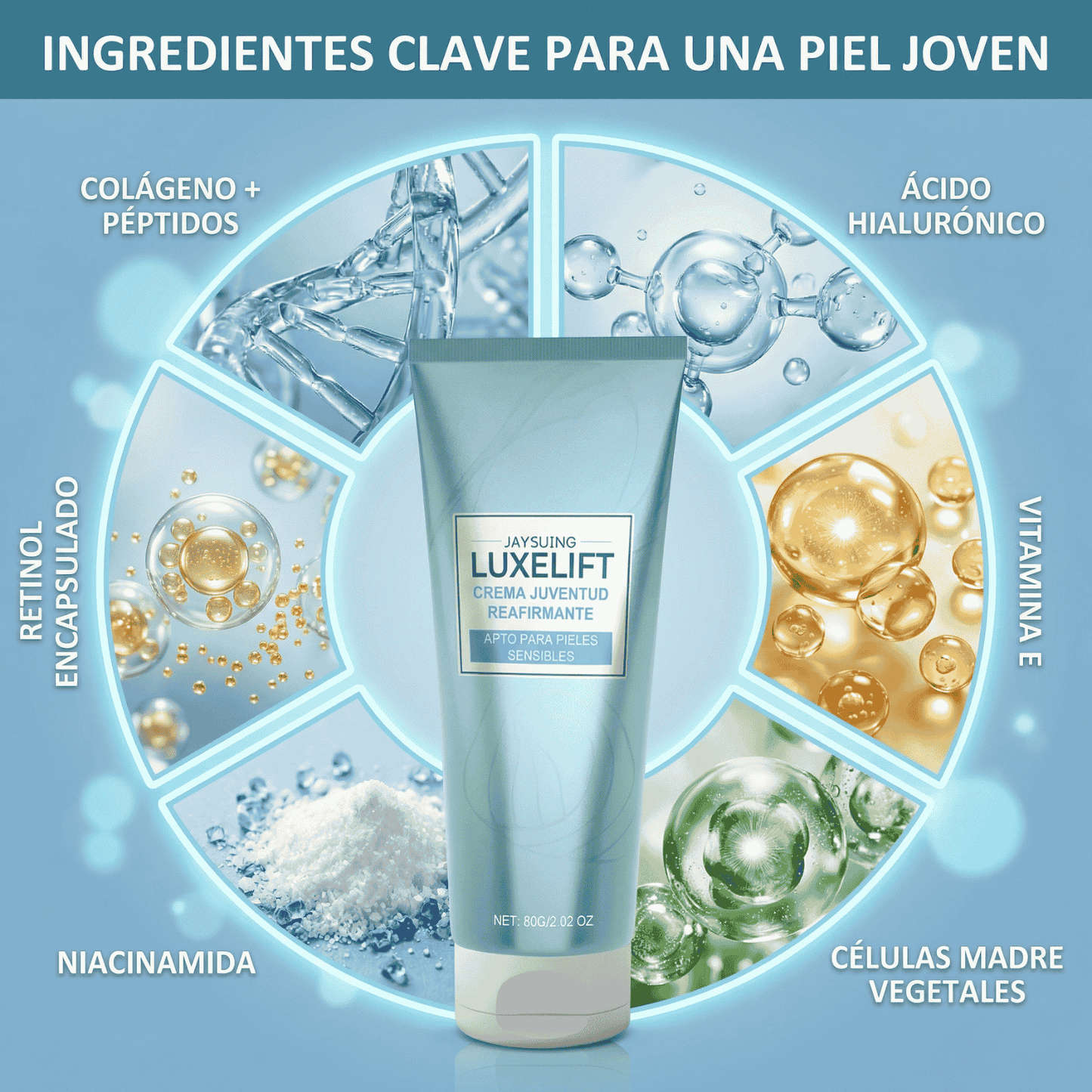 Promo 2X1 LuxeLift - Reafirmante y rejuvenecedor de piel biancat