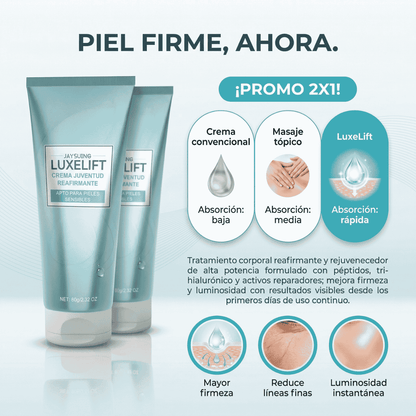 Promo 2X1 LuxeLift - Reafirmante y rejuvenecedor de piel biancat