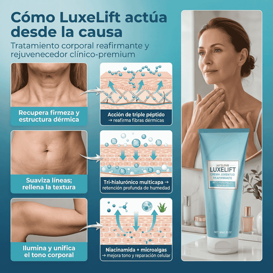 Promo 2X1 LuxeLift - Reafirmante y rejuvenecedor de piel biancat