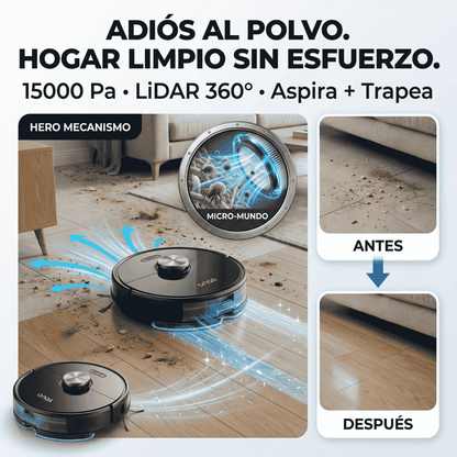 Aspiradora robot Seurico™ - AutoClean Pro Free