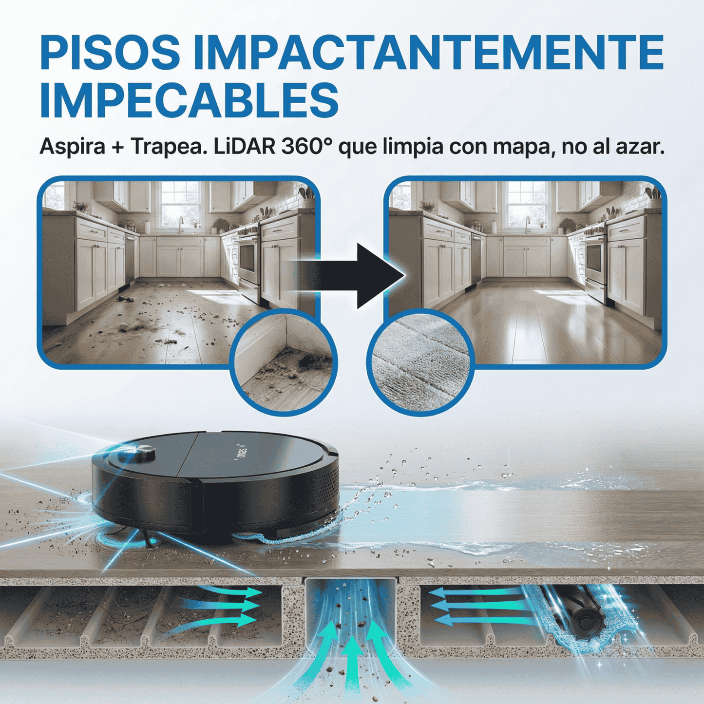 Aspiradora robot Seurico™ - AutoClean Pro Free