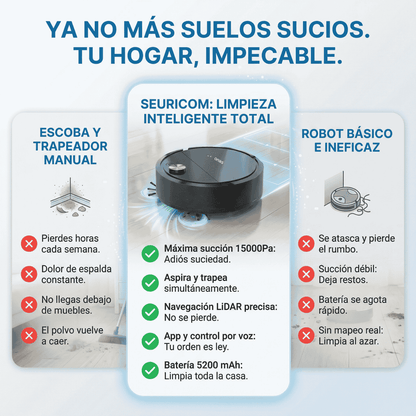 Aspiradora robot Seurico™ - AutoClean Pro Free