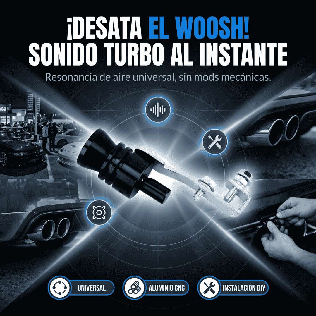 TurboRoar™- Tubo de escape de gran tamaño