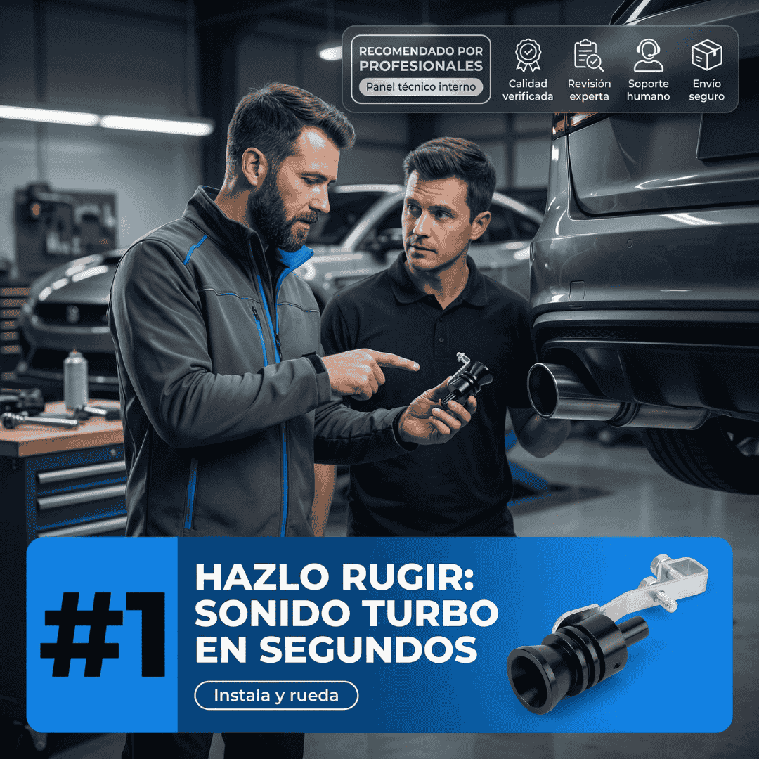 TurboRoar™- Tubo de escape de gran tamaño