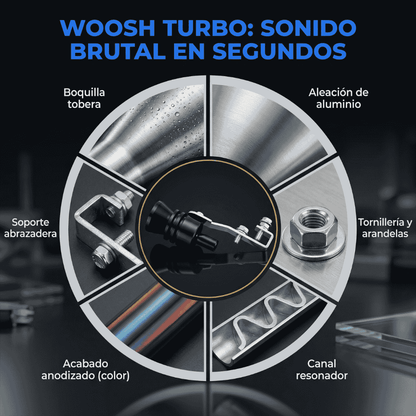 TurboRoar™- Tubo de escape de gran tamaño