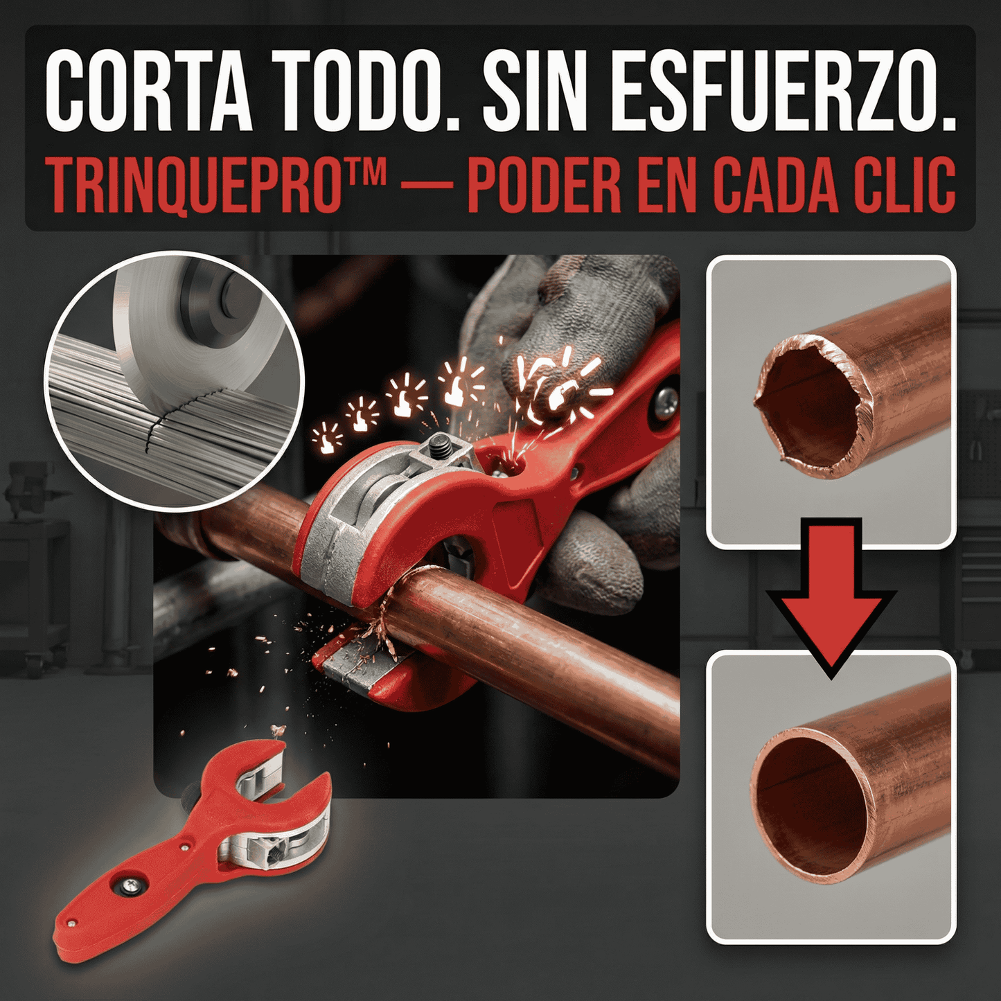 Cortador De Tubos De Trinquete