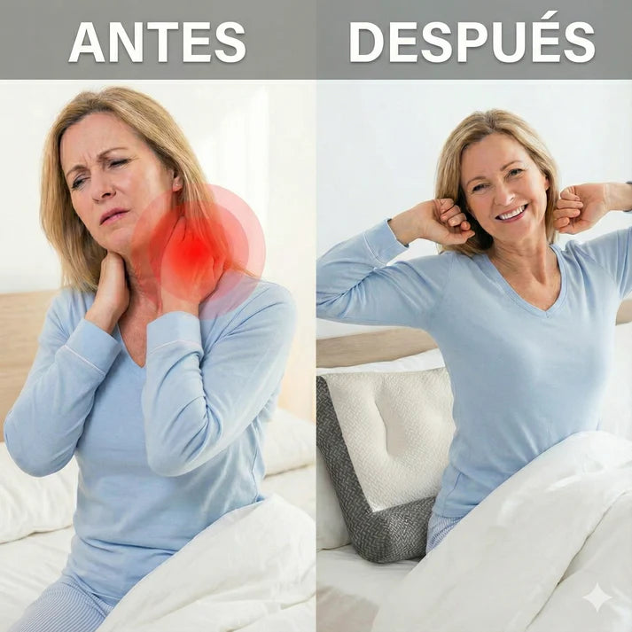 CONFORTSLEEP™ - La única almohada viscoelástica del mercado con soporte para la curvatura del cuello