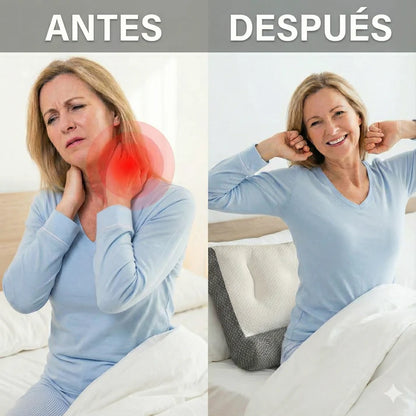 CONFORTSLEEP™ - La única almohada viscoelástica del mercado con soporte para la curvatura del cuello