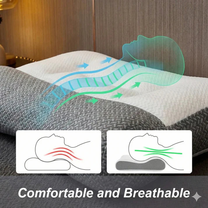 CONFORTSLEEP™ - La única almohada viscoelástica del mercado con soporte para la curvatura del cuello