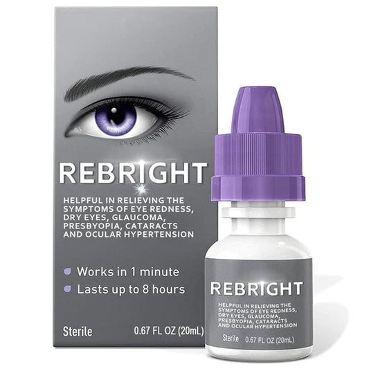 REBRIGHT👁️🎁NAFAZOLINA + HIPROMELOSA + CONDROITINA (Contra el ojo irritado, PREVIENE CEGUERA)