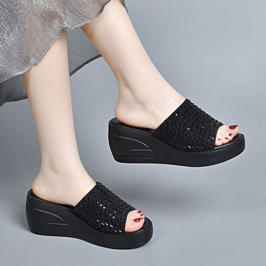 LuxeLift Sandals - Sandalia Ortopédica De Suela Gruesa