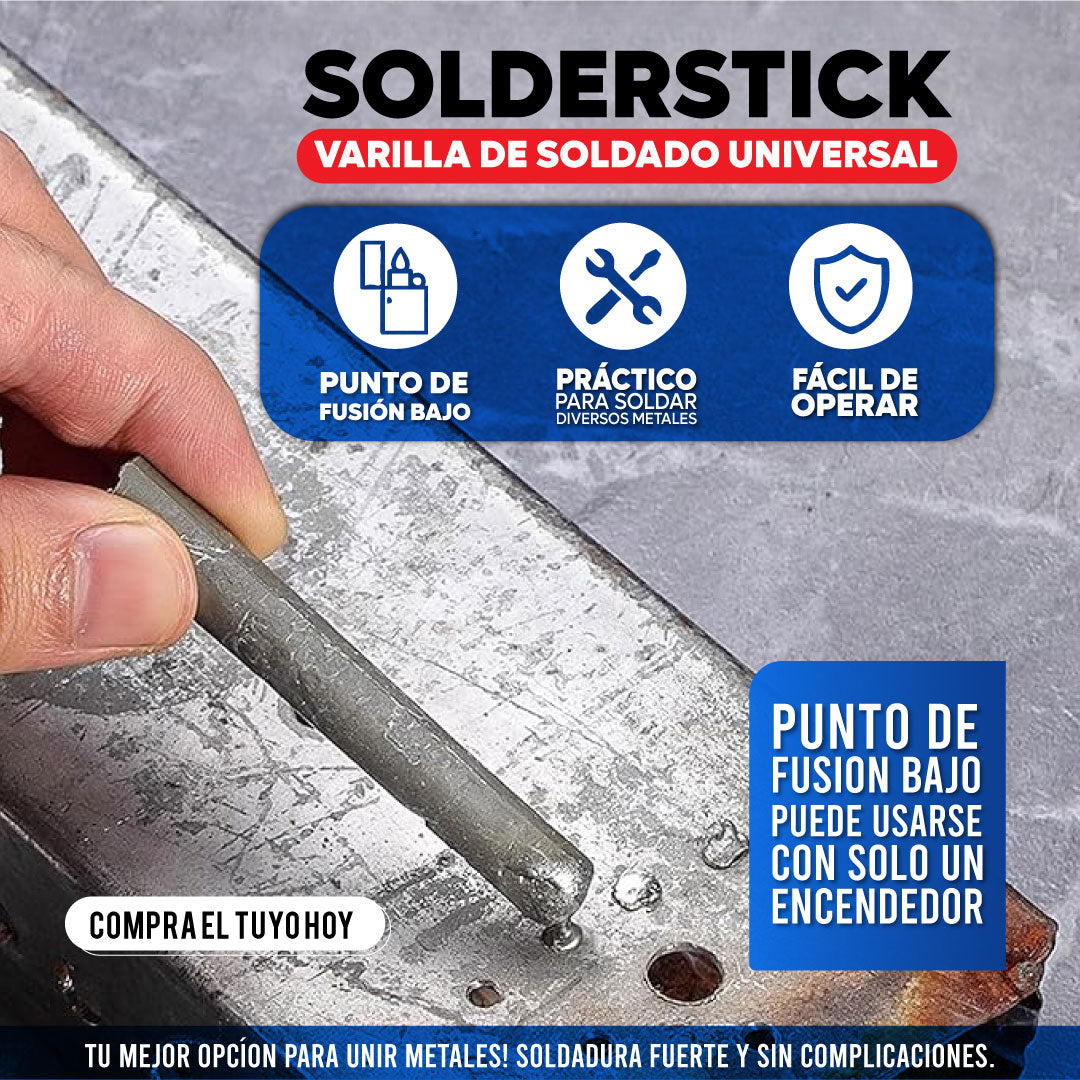 Solderstick - Varillas de soldadura universal de baja temperatura 👨‍🏭Set x6👨‍🏭