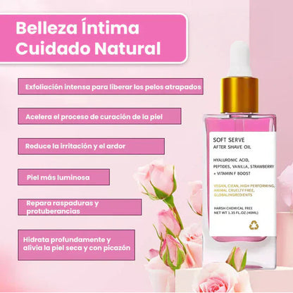 TRULY BEAUTY | Aceite Parte Intima Premium - Piel Suave Y Olorosa Después Del Afeitado