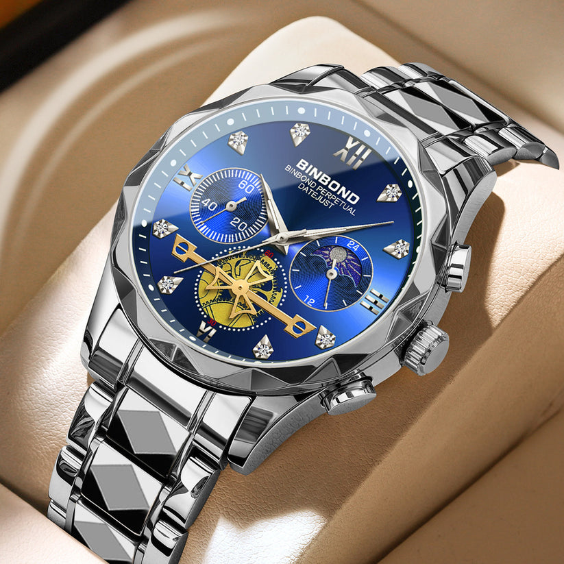 Reloj Mecánico De Cuarzo Multifuncional