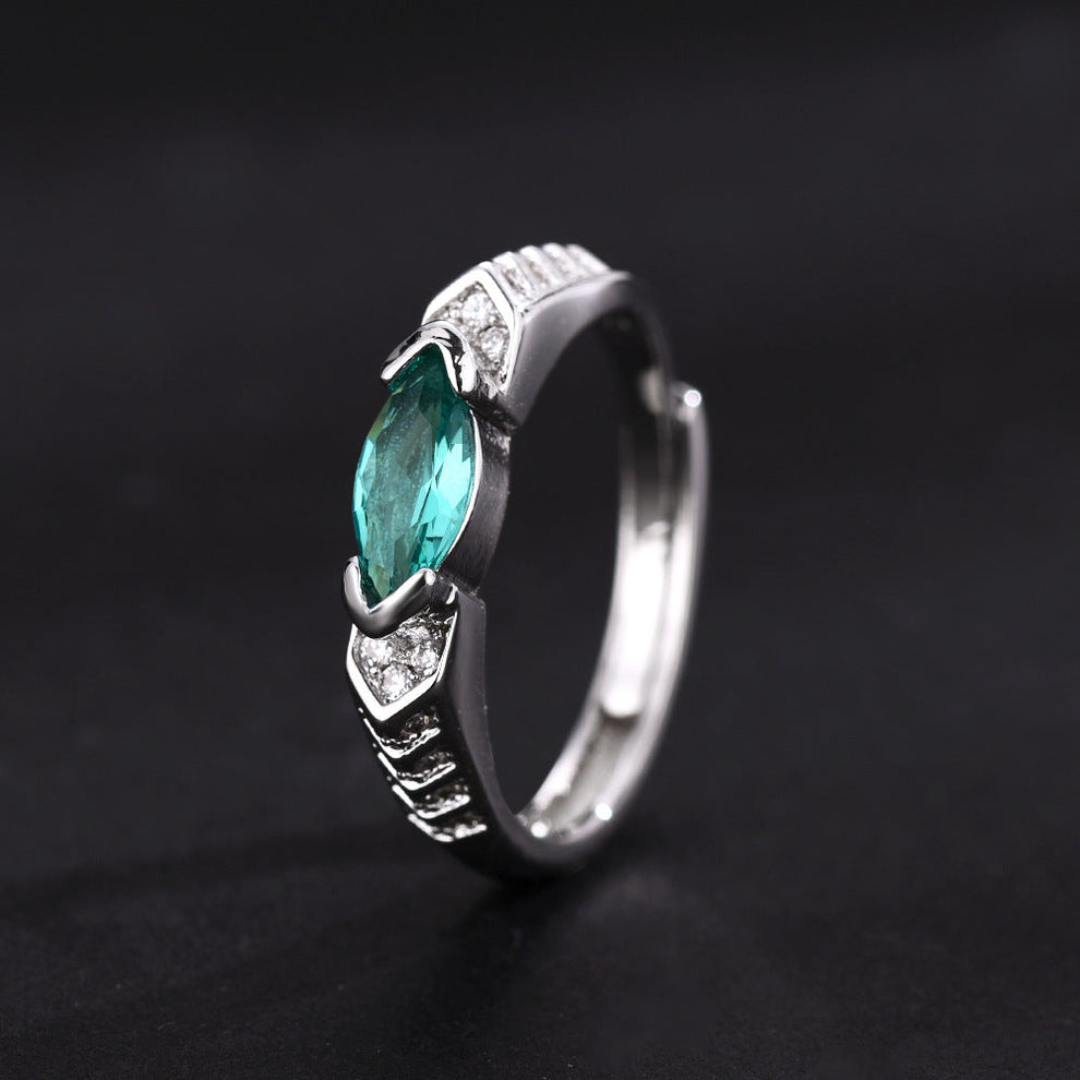 🔥Anillo De Diamantes Y Moissanita Con Magnetismo ( Ajustable )