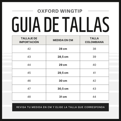 Zapatos Oxford Wingtip™ – Elegancia Atemporal para Hombres Exigentes