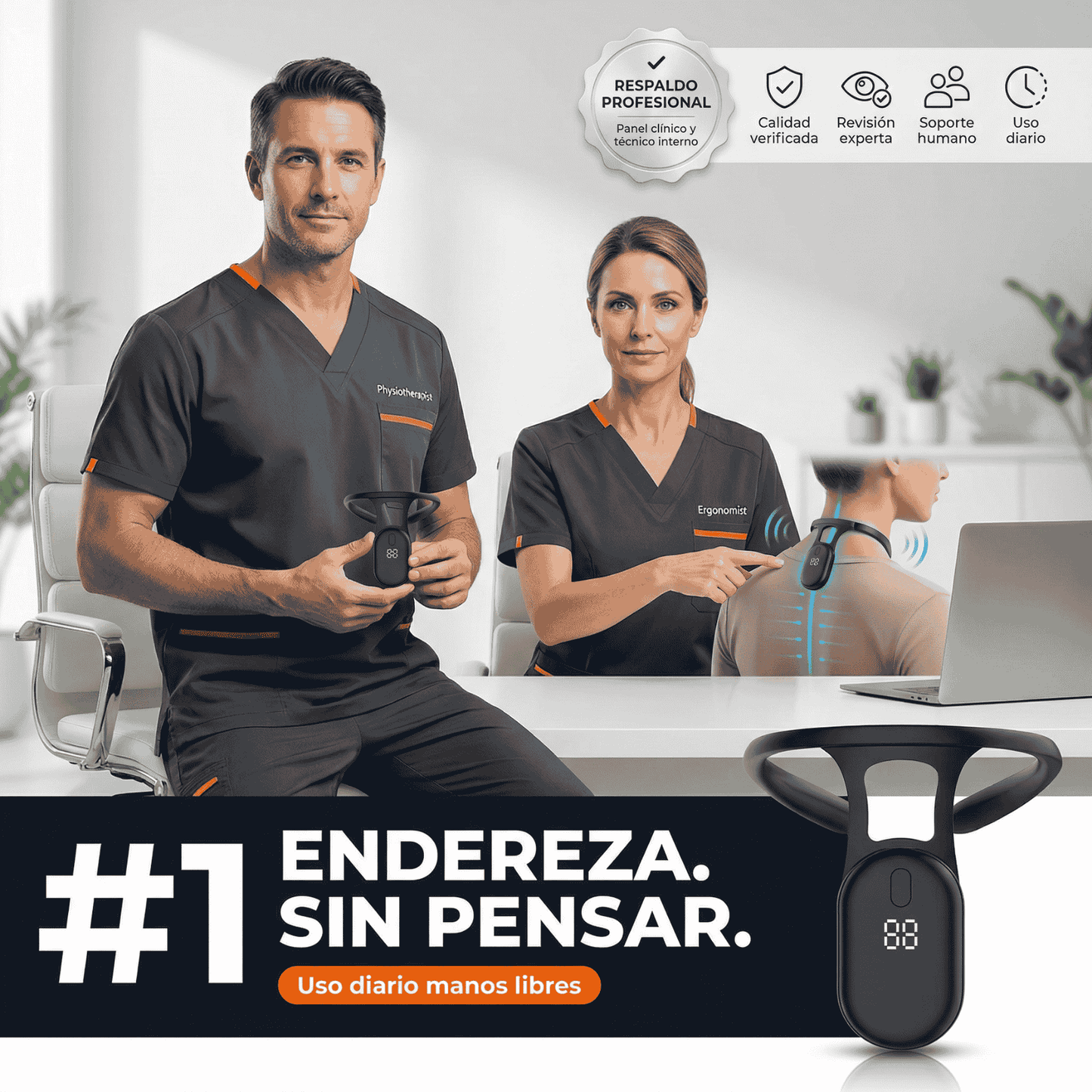 VitaLymph™ - Corrector de postura inteligente