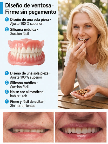 🔝Mejora épica🔝Prótesis Dentales de Cobertura Total Premium (Superior + Inferior)