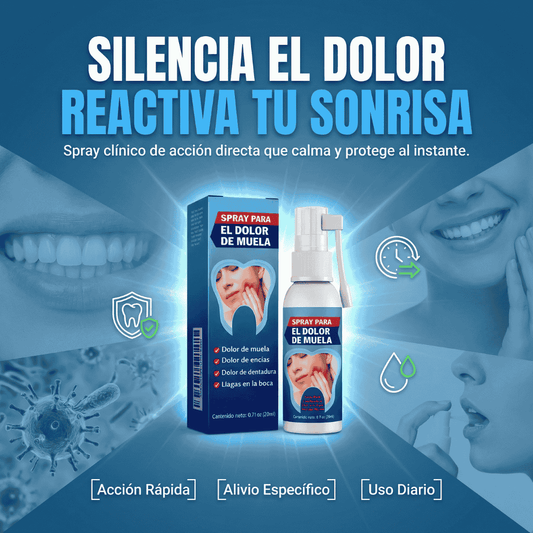 DentaSoulage   -Spray bucal Alivia El Dolor Y La Irritación En Minutos