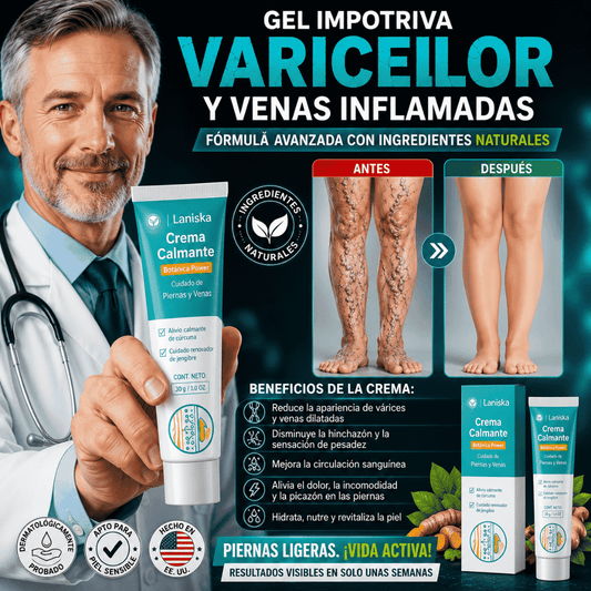 Gel Contra Las Varices Y La Hinchazón De Piernas