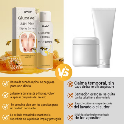 GlucaVeil Spray Barrera para Pies 24H 🔥