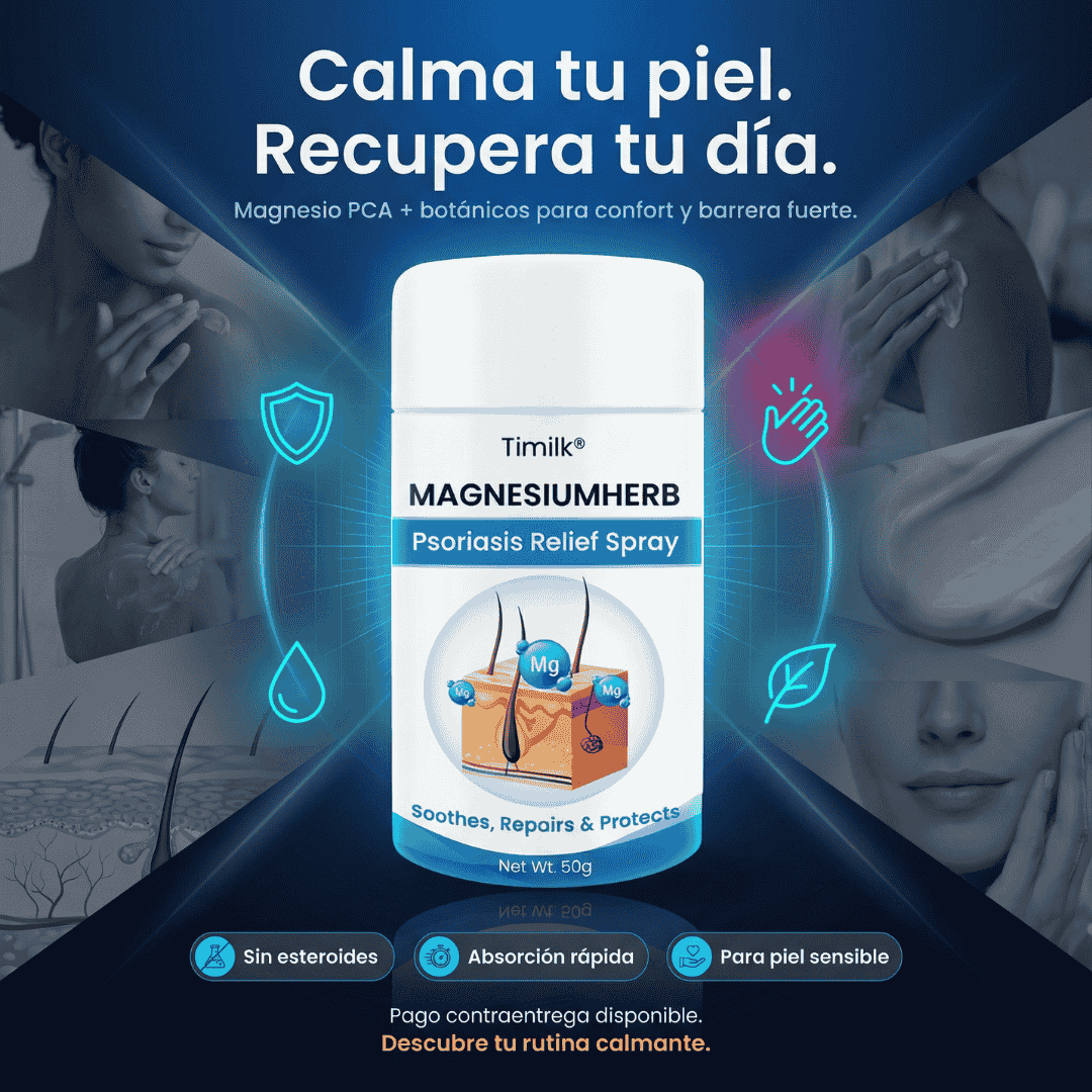 MagnesiumHerb - Spray Para El Alivio De La Psoriasis