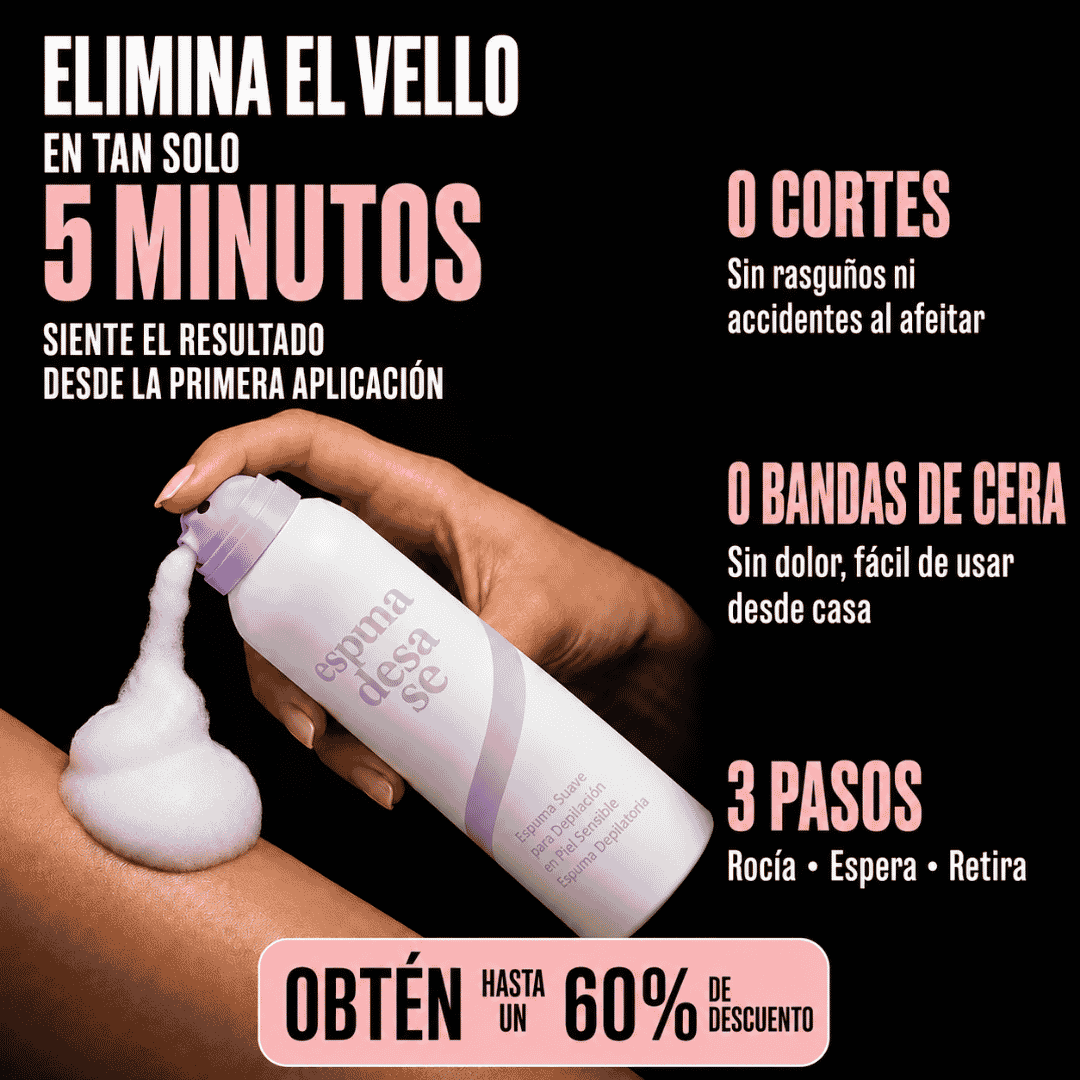 Crema Y Espuma Depilatoria Para Todo El Cuerpo