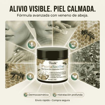 Crema Reparadora Para La Piel - PsoriaSoothe Con Veneno De Abeja