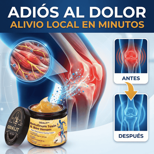 🔥PROMO 2x1 🔥Crema Para El Alivio Del Dolor Y La Curación Ósea Con Toxina Botulínica Y Veneno De Abeja 🐝💎