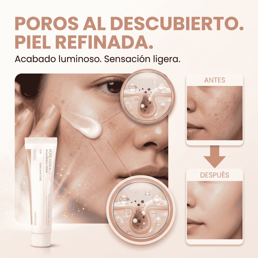 Crema Aclaradora De Poros Y Manchas Oscuras