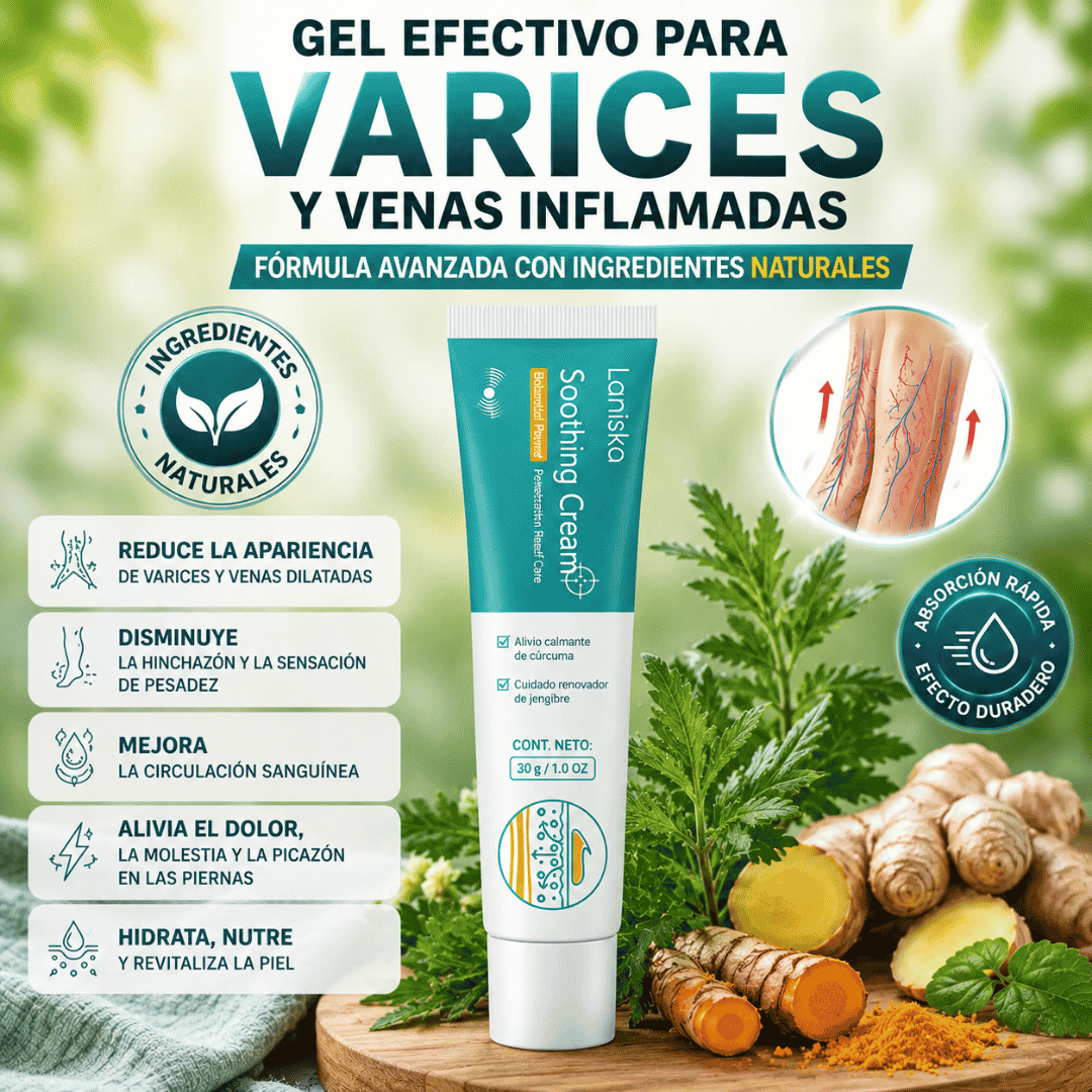 Gel Contra Las Varices Y La Hinchazón De Piernas