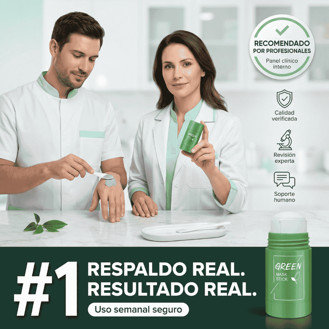 🌿 GreenTea Glow™ - Mascarilla de limpieza profunda 🌿