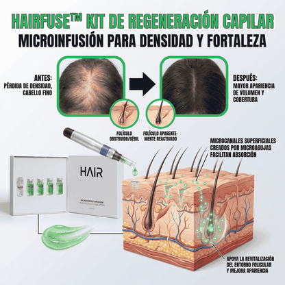 Kit De Regeneración Capilar Por Microinfusión - HairFuse