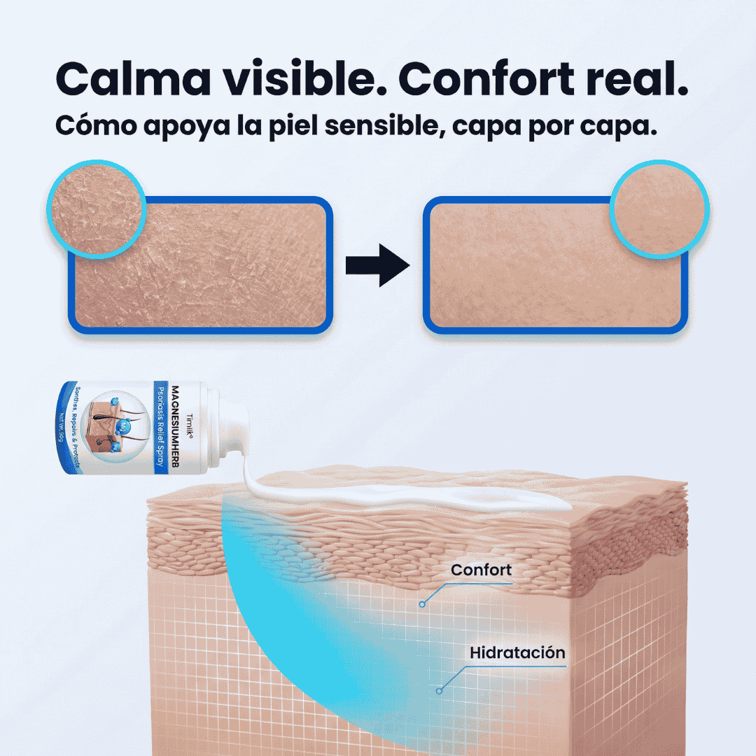 MagnesiumHerb - Spray Para El Alivio De La Psoriasis