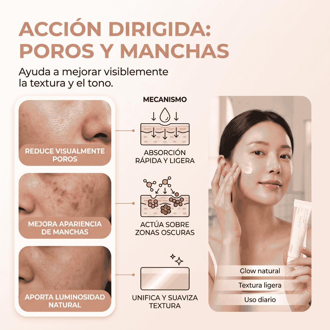 Crema Aclaradora De Poros Y Manchas Oscuras