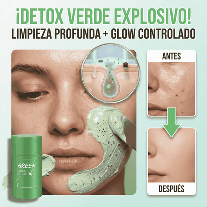 🌿 GreenTea Glow™ - Mascarilla de limpieza profunda 🌿