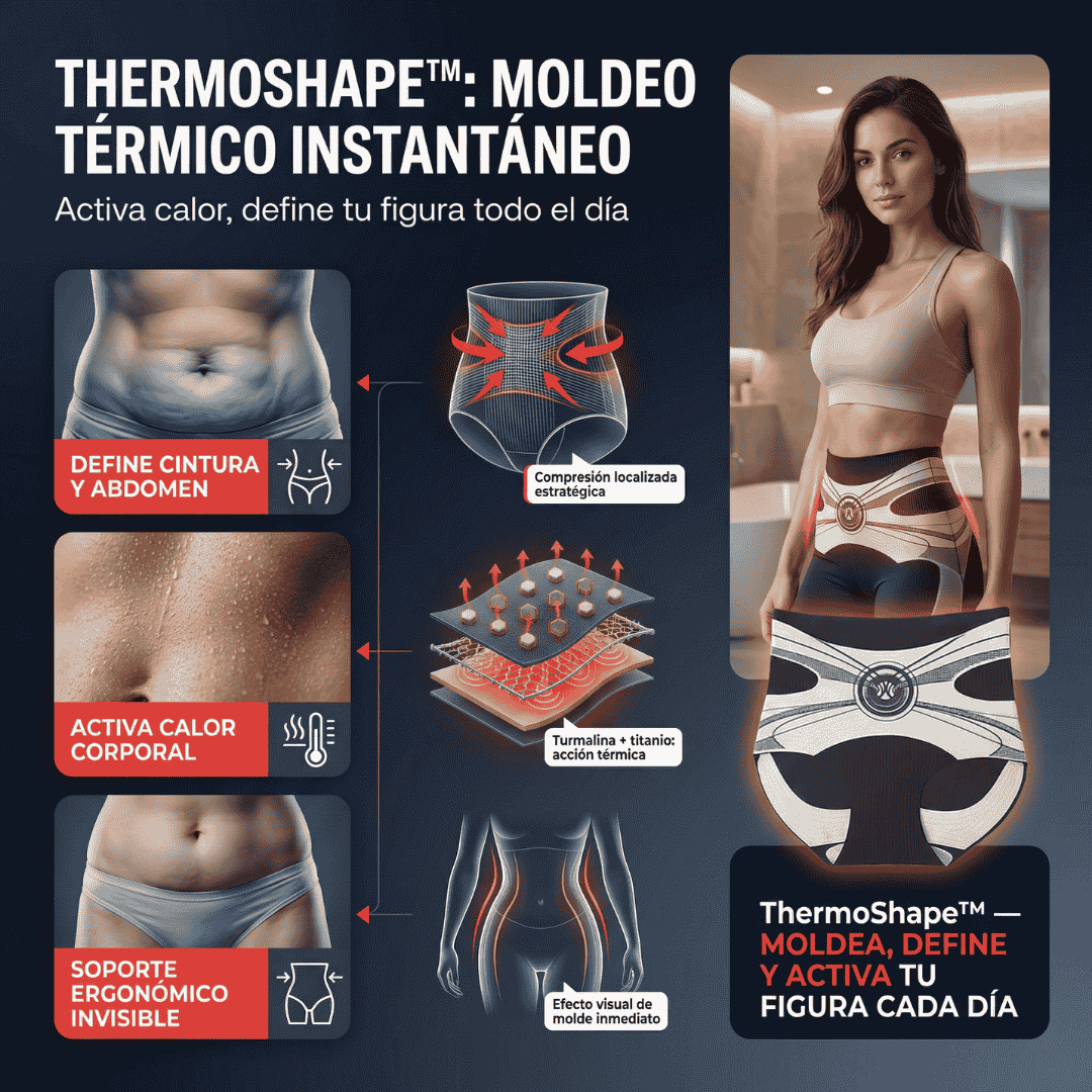 shorts Cortos Moldeadores De Turmalina Con Fibra De Titanio De Grado Médico