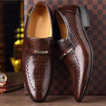 Mocasín de Cuero Crocodille™ con proceso texturizado 🎁 Outlet Mario Hernández 🎁