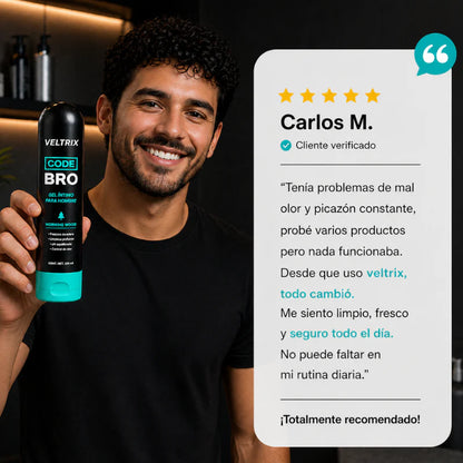 Veltrix - Gel Íntimo Para Hombre Antiolor Y Antipicazón