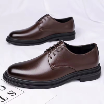 Imperium Black™ – Zapato de cuero ortopédico clásico