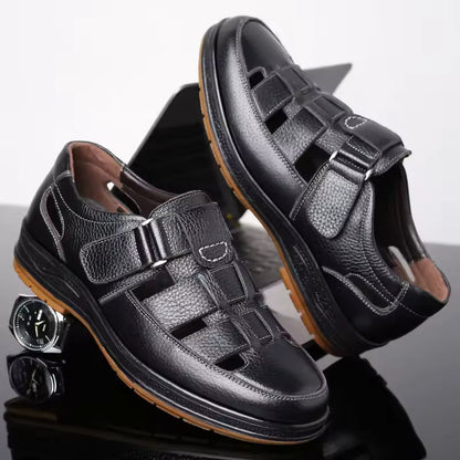 ClassicStep - Sandalias De Cuero Premium👞