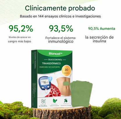 👨‍⚕️Paga 10 Lleva 30👨‍⚕️Parches de soporte transdérmico para el control de la glucosa