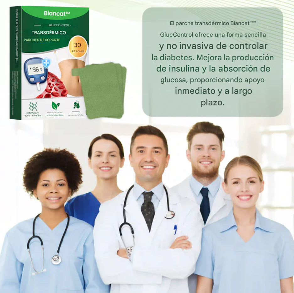 👨‍⚕️Paga 10 Lleva 30👨‍⚕️Parches de soporte transdérmico para el control de la glucosa