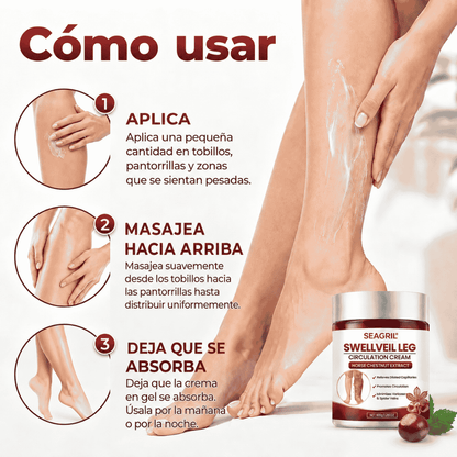 SwellVeil - Crema para la circulación de piernas