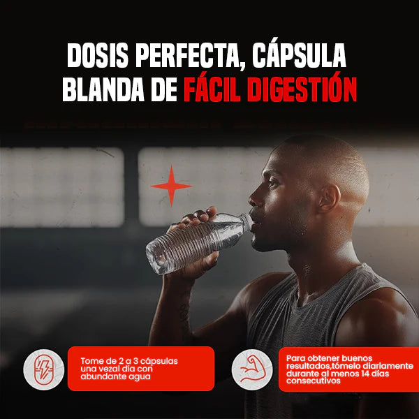 Suplemento TURKESTERONE CON TONGKAT + 120  CAPS